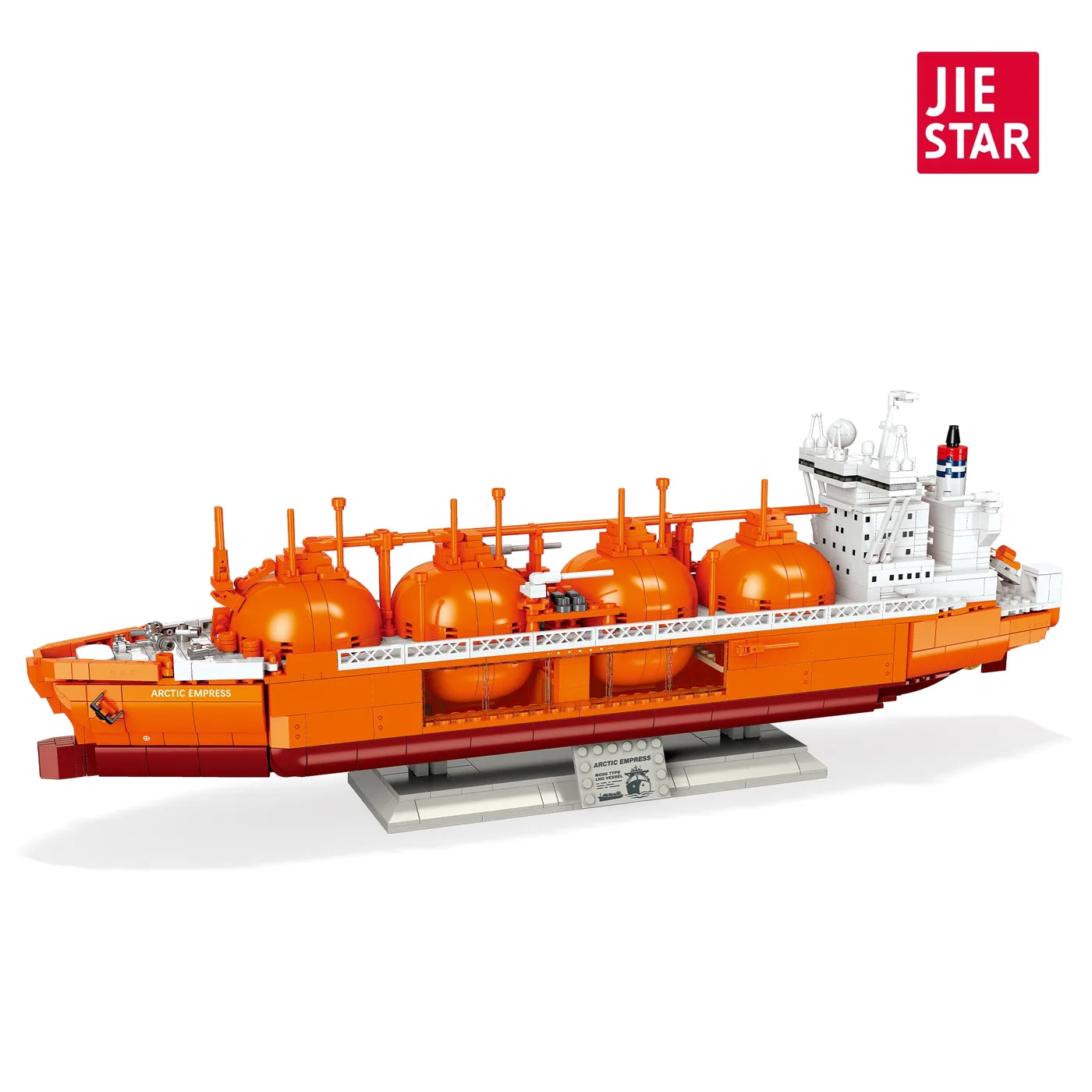 JIESTAR Modèle de navire GNL MOSS (JS-X78009) - prix | Brick Broker