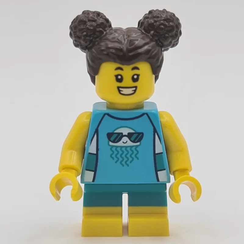 Girl, Medium Azure Bathing Suit — dans quels sets LEGO ? (fig-012003) | Brick Broker