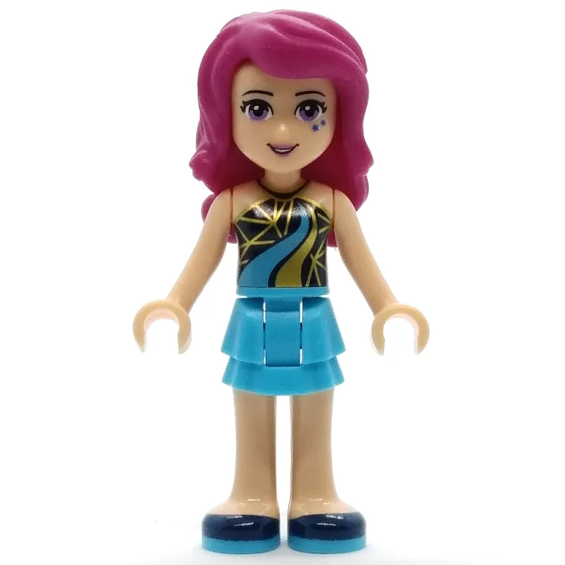 Livi - Black Top, Medium Azure Skirt — dans quels sets LEGO ? (fig-001502) | Brick Broker