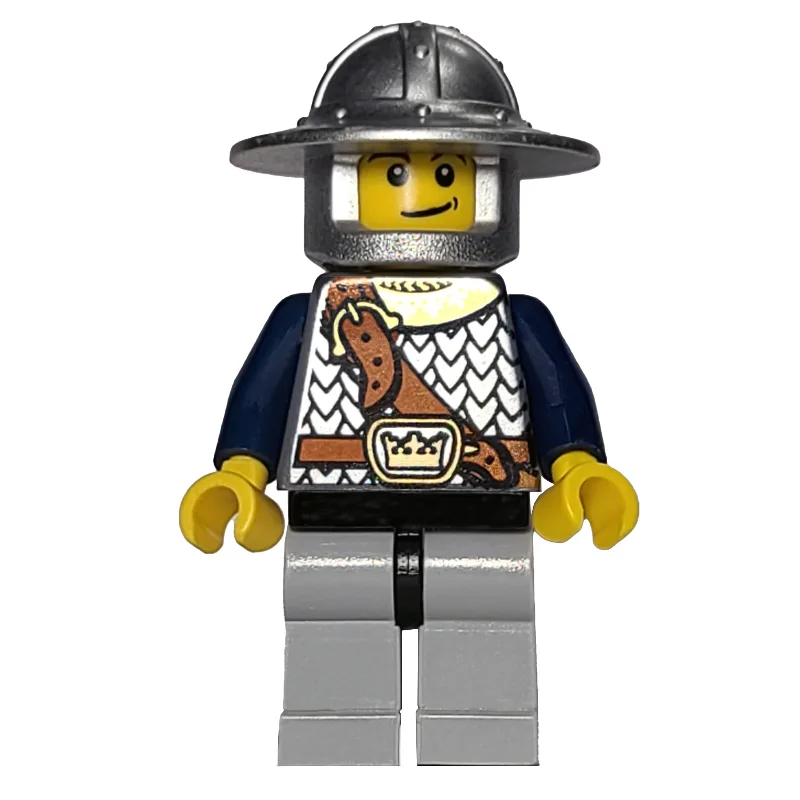 Knight, Armor with Shoulder Strap, Light Blui… — minifigurine LEGO | Brick Broker