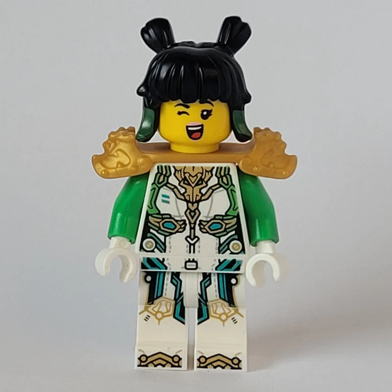 Mei, White Armor, Pearl Gold Should Guard — minifigurine LEGO | Brick Broker