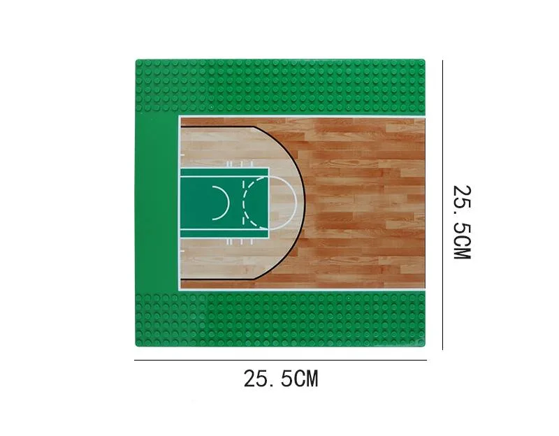 Wange Plaque 32x32, Terrain de basket (WAN-8817) - prix | Brick Broker