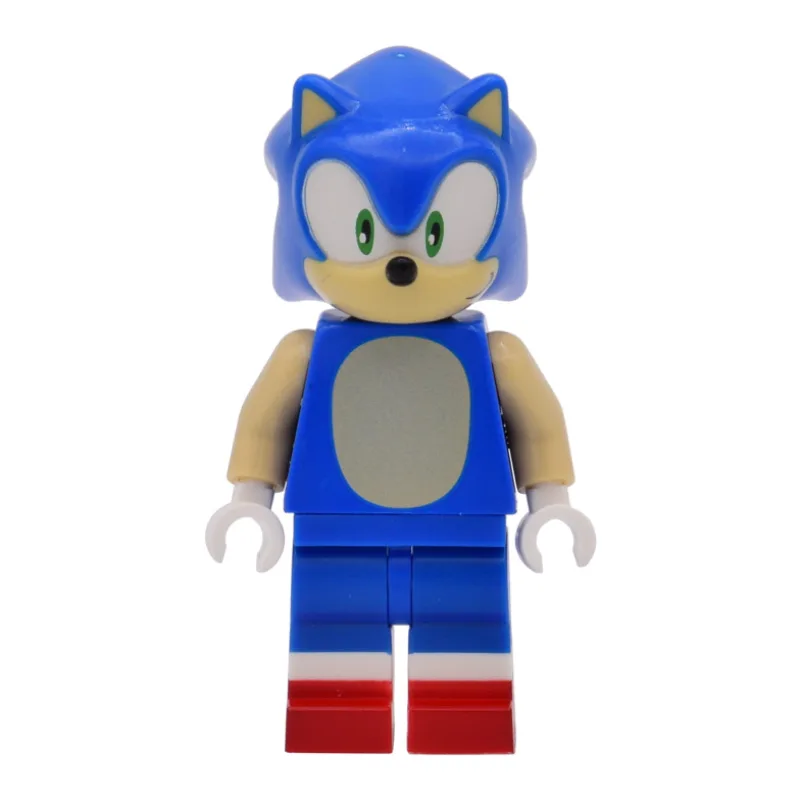 Sonic the Hedgehog, Tan Face, Green Eyes — minifigurine LEGO | Brick Broker