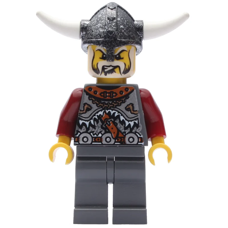 Viking Warrior - Armour, Dark Red Arms — dans quels sets LEGO ? (fig-004383) | Brick Broker