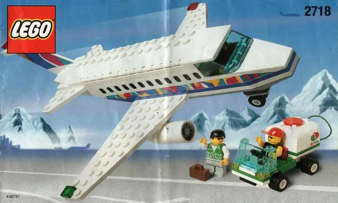 LEGO 2718 Avion et équipe au sol (Version Air 2000) - prix | Brick Broker