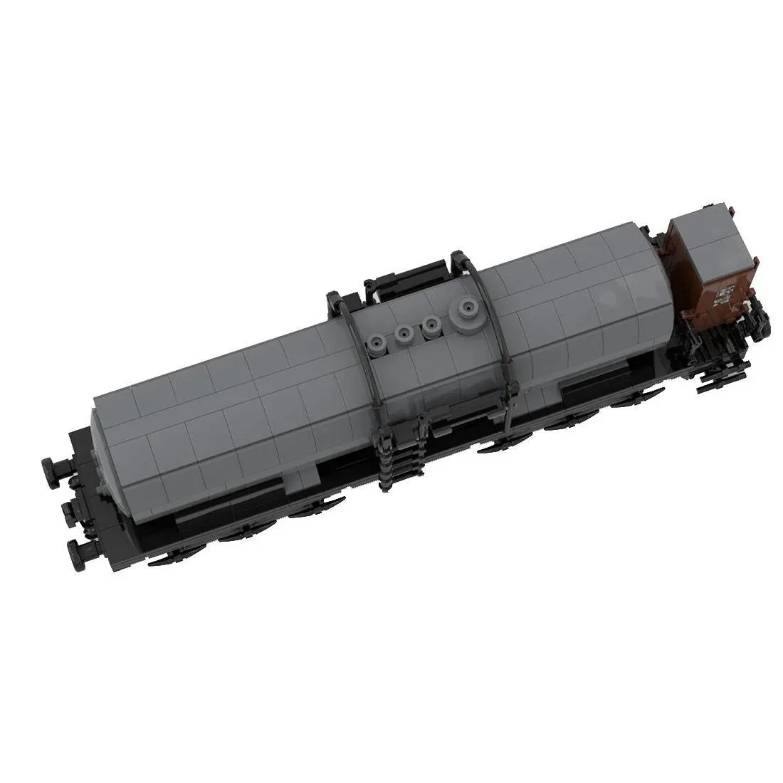 LesDiy Wagon-citerne DRG ZZd à 6 essieux avec cabine de serre-frein (LESDIY-3427162) - prix | Brick Broker