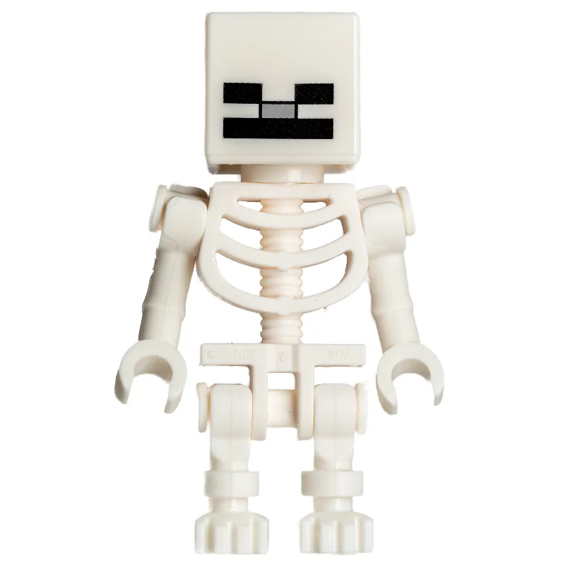 Skeleton, Square Skull (78132 Torso) — dans quels sets LEGO ? (fig-012645) | Brick Broker
