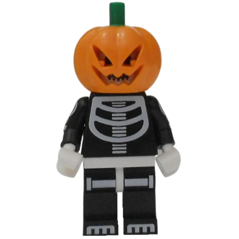 Skeleton Costume with Pumpkin Head — dans quels sets LEGO ? (fig-010719) | Brick Broker
