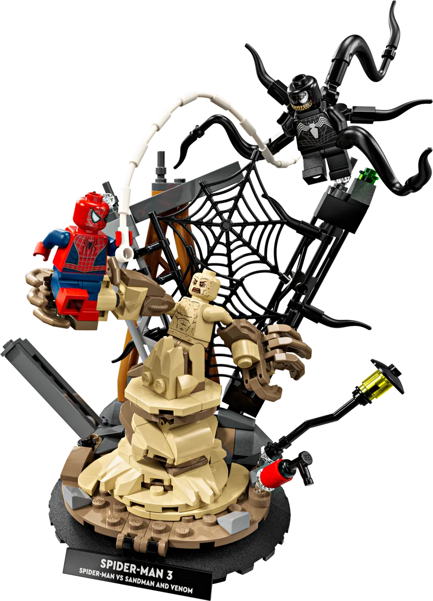 LEGO 76334 L'Épique Bataille : Spider-Man contre l'Homme-Sable - prix | Brick Broker