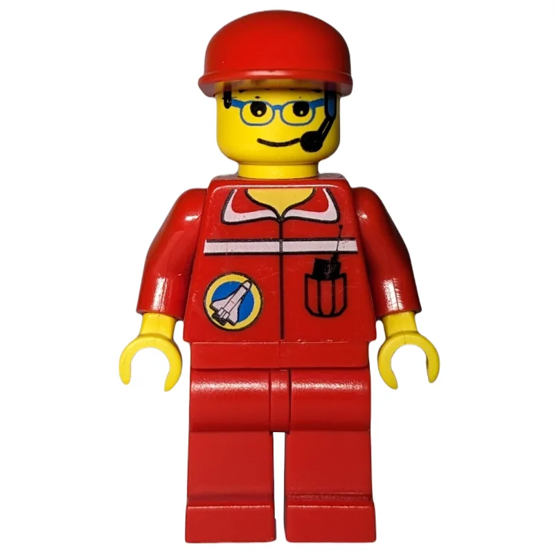 Space Port Ground Crew, Red Jumpsuit, Red Cap… — minifigurine LEGO | Brick Broker
