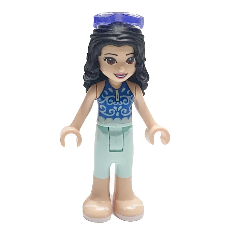 Emma - Blue Top, Light Aqua Trousers — dans quels sets LEGO ? (fig-008968) | Brick Broker
