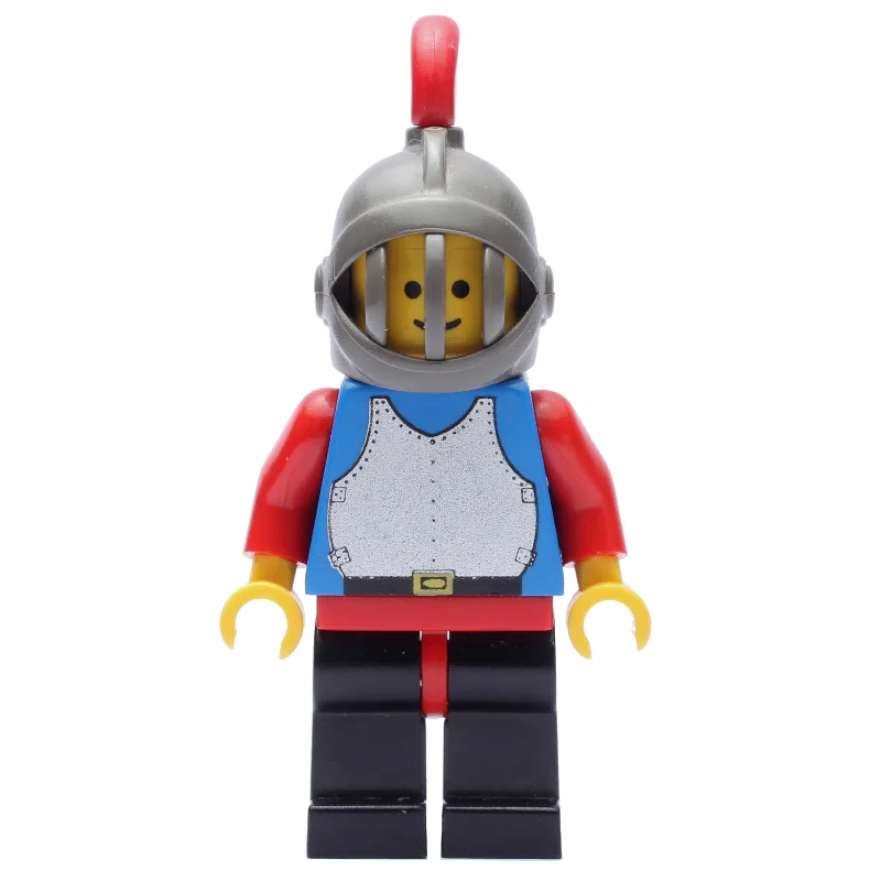 Knight (Breastplate on Blue) - Black Legs, Re… — minifigurine LEGO | Brick Broker