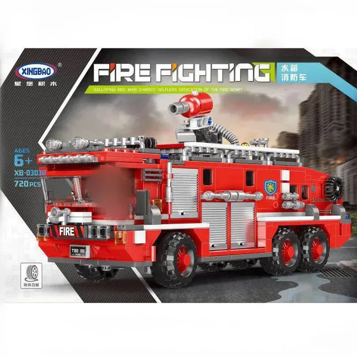 Xingbao Le camion-citerne de pompiers (XB-03030) - prix | Brick Broker