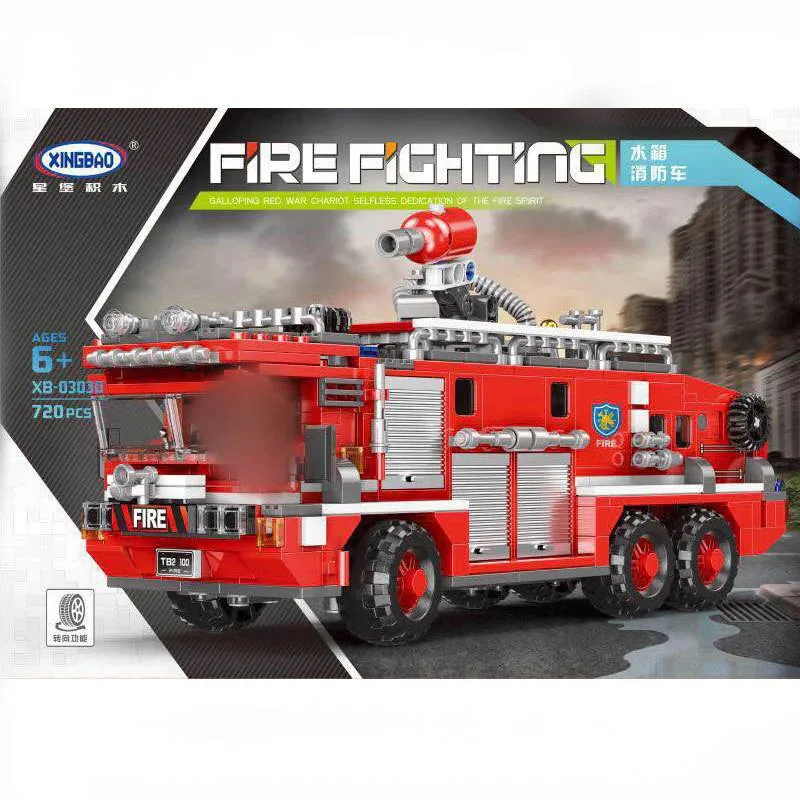 Xingbao Le camion-citerne de pompiers (XB-03030) - prix | Brick Broker
