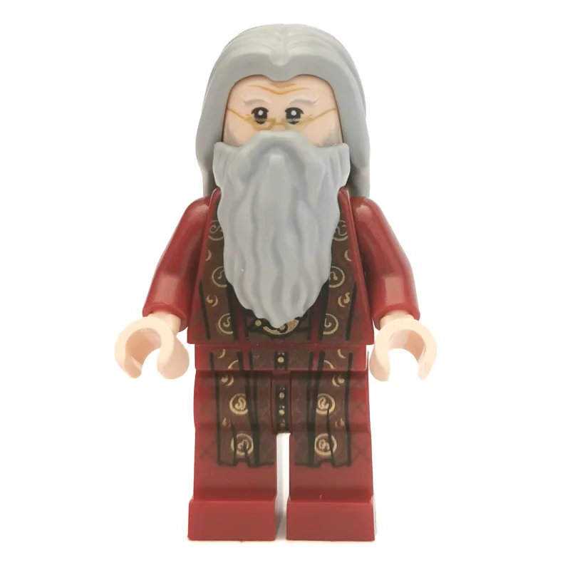 Albus Dumbledore, Dark Red Robes, Light Bluis… — minifigurine LEGO | Brick Broker