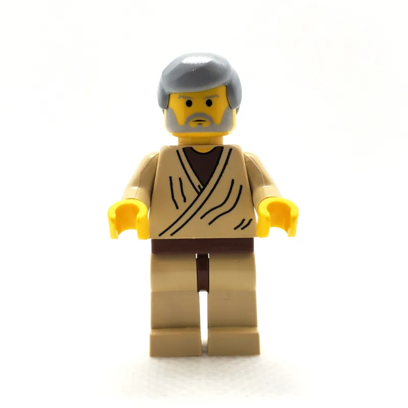 Obi-Wan Kenobi, Old, Yellow Skin, Light Bluis… — minifigurine LEGO | Brick Broker