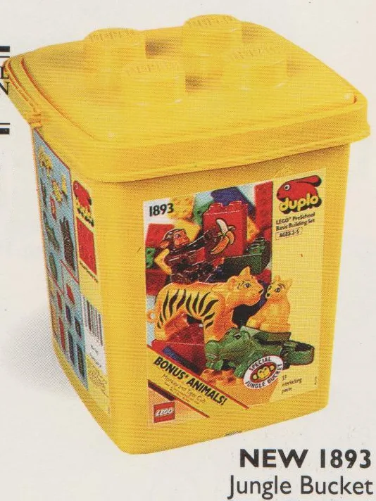 LEGO 1893 Seau Jungle - prix et où acheter | Brick Broker