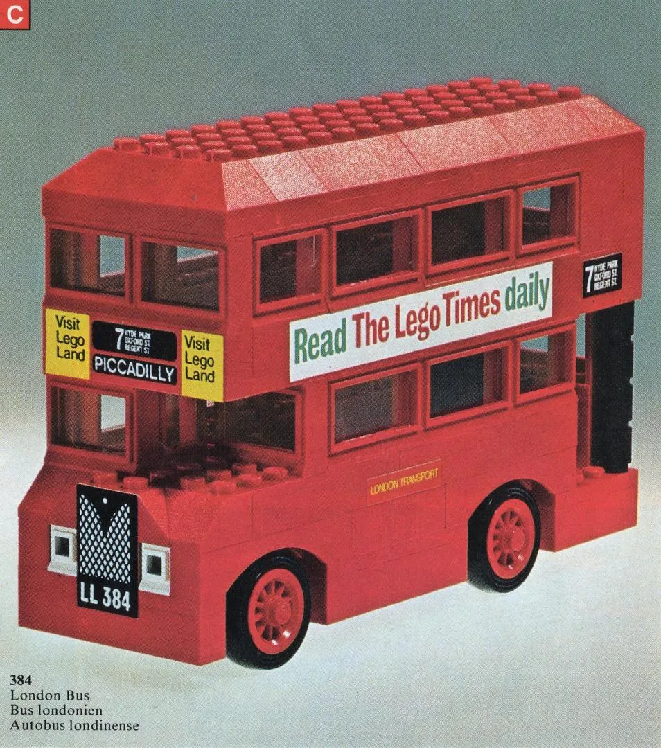 LEGO 384 Bus de Londres - prix et où acheter | Brick Broker