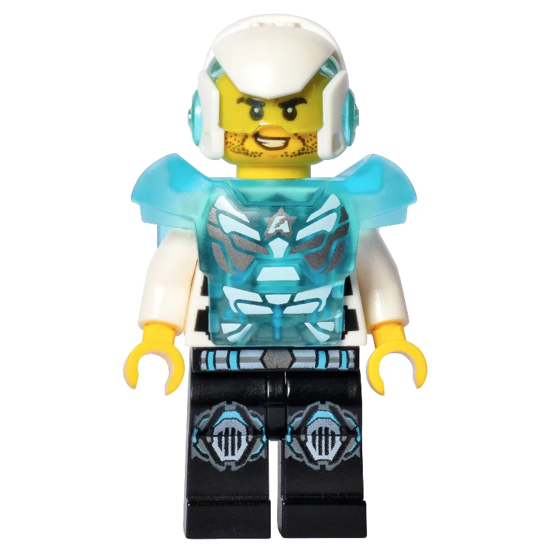 Agent Jack Fury with Helmet and Shoulder Armor — minifigurine LEGO | Brick Broker