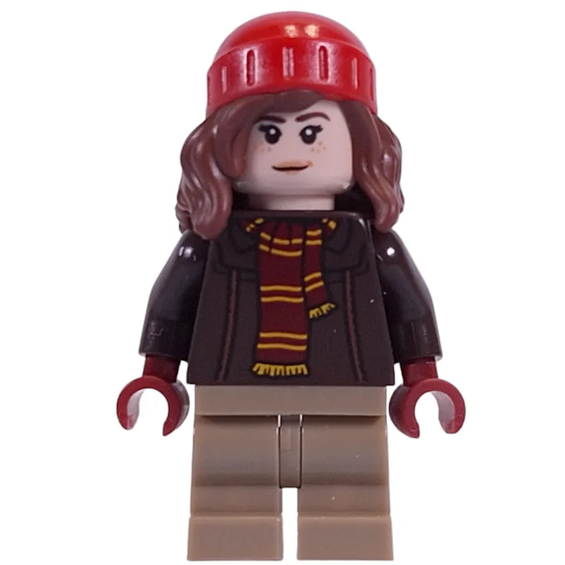 Hermione Granger - Dark Brown Jacket, Red Hat — minifigurine LEGO | Brick Broker