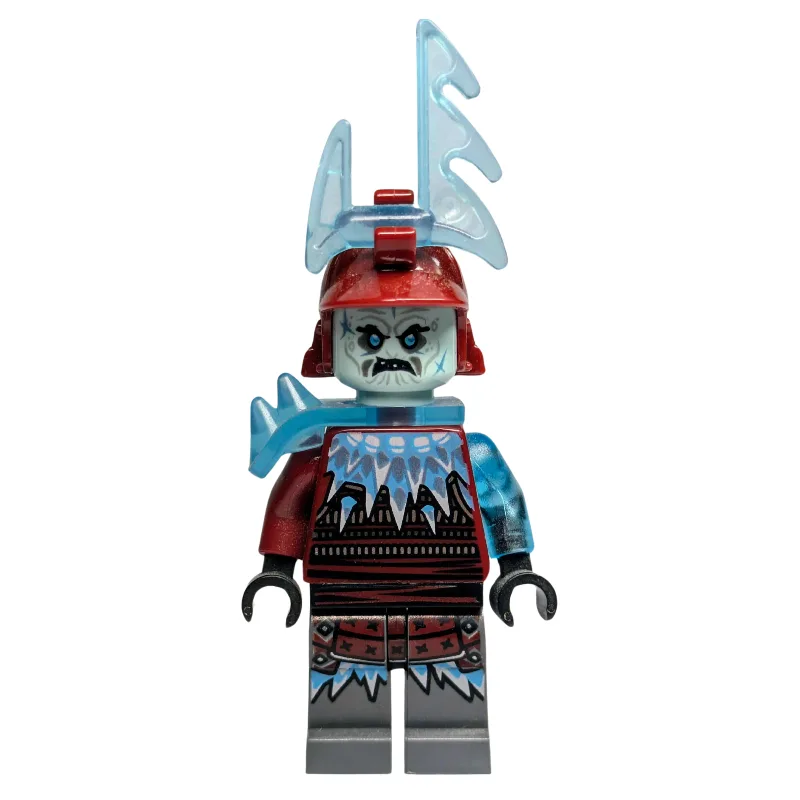 Blizzard Archer with Trans-Light Blue Horns — minifigurine LEGO | Brick Broker