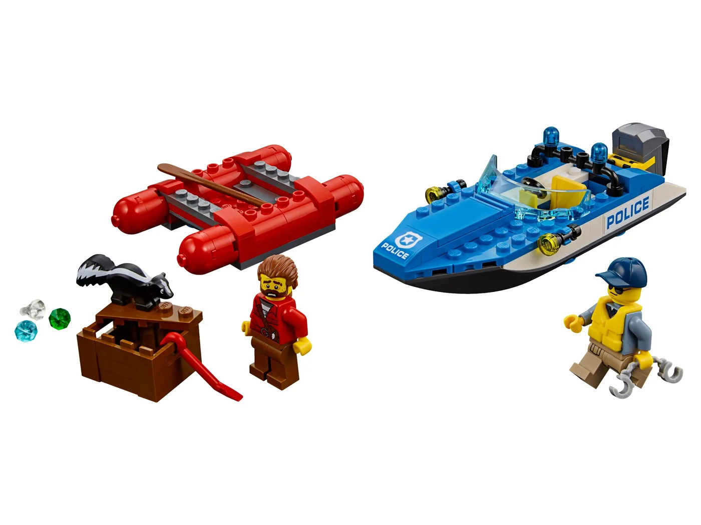 LEGO 60176 La fuite en rivière sauvage - prix | Brick Broker