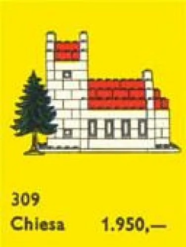 LEGO 309 Église - prix et où acheter | Brick Broker