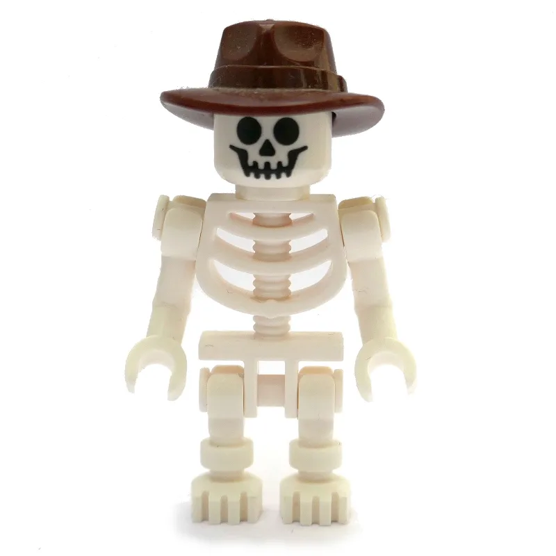 Skeleton, Standard Face, Fedora — dans quels sets LEGO ? (fig-008407) | Brick Broker