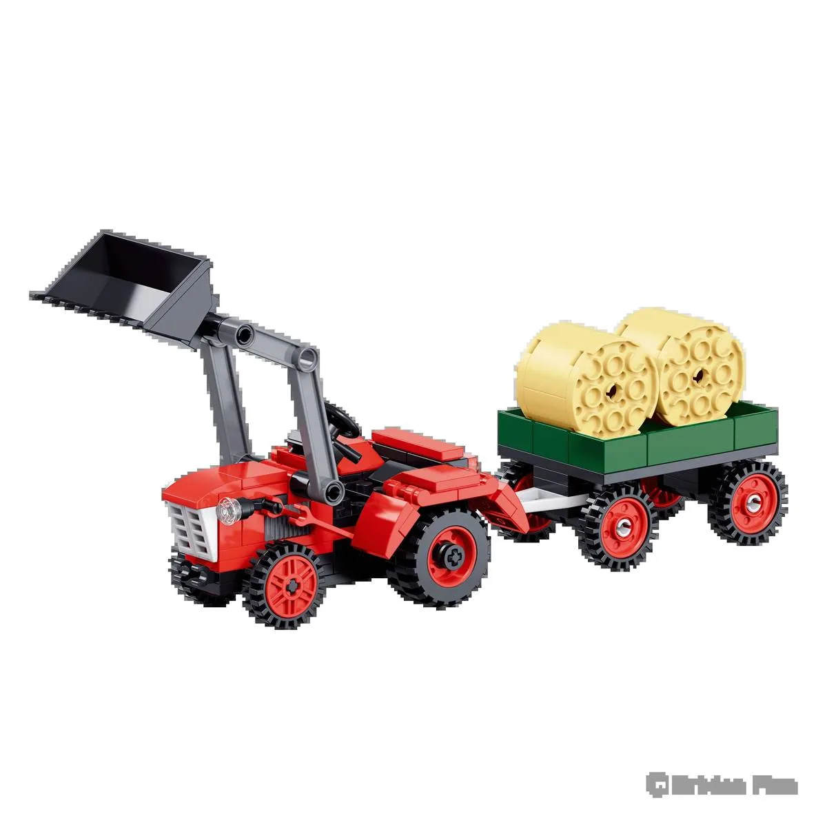 BRIXIES Tracteur rouge (BRIXIES-222.208) - prix | Brick Broker