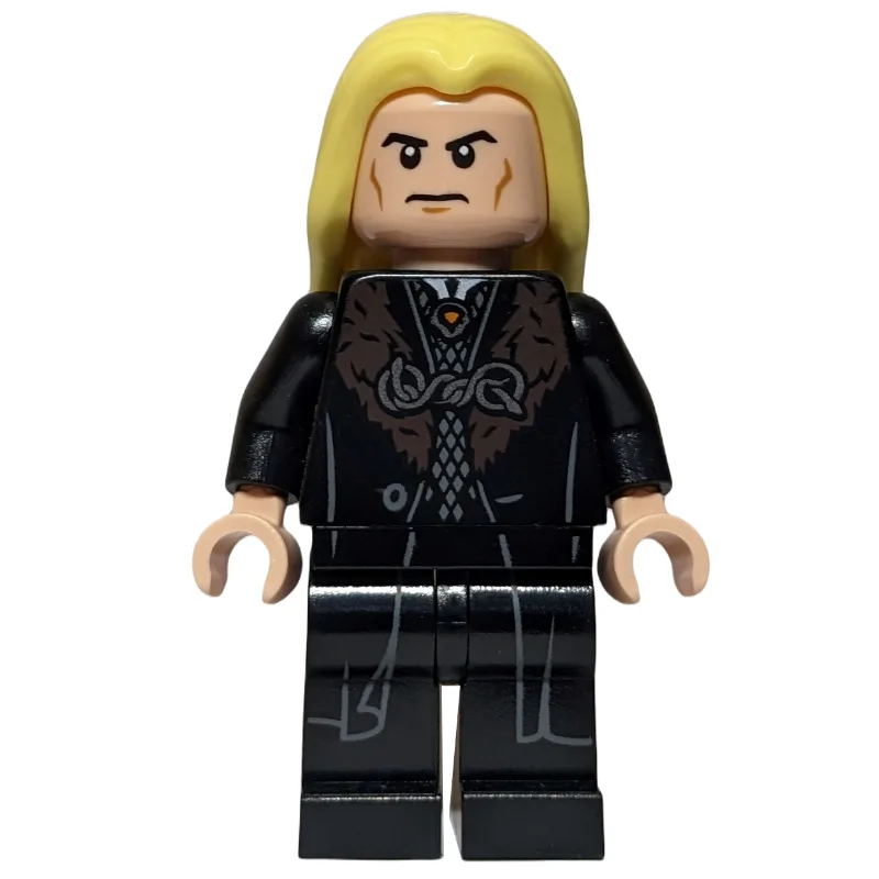 Lucius Malfoy, Black Robes with Dark Red Fur — minifigurine LEGO | Brick Broker