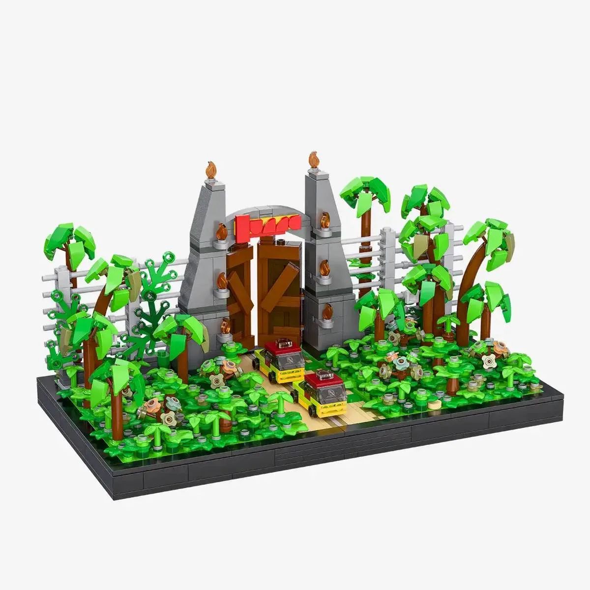BlueBrixx Entrée du Zoo des Dinosaures (BB-109600) - prix | Brick Broker