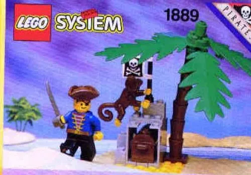LEGO 1889 Repaire au trésor du pirate - prix | Brick Broker