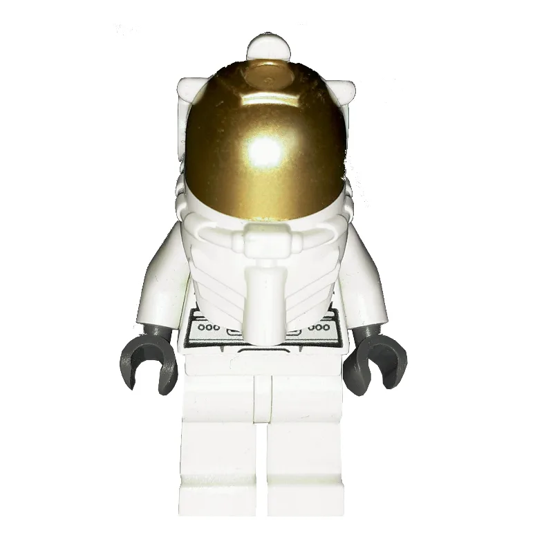 Astronaut, Woman, White, Diver Helmet, Gold V… — minifigurine LEGO | Brick Broker