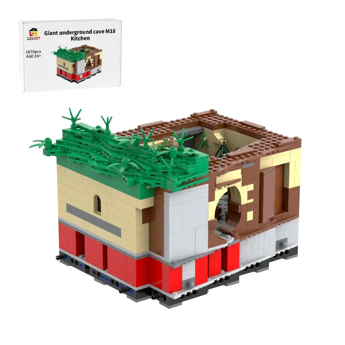 LesDiy Habitation Médiévale en Caverne M18 (LESDIY-3684856) - prix | Brick Broker