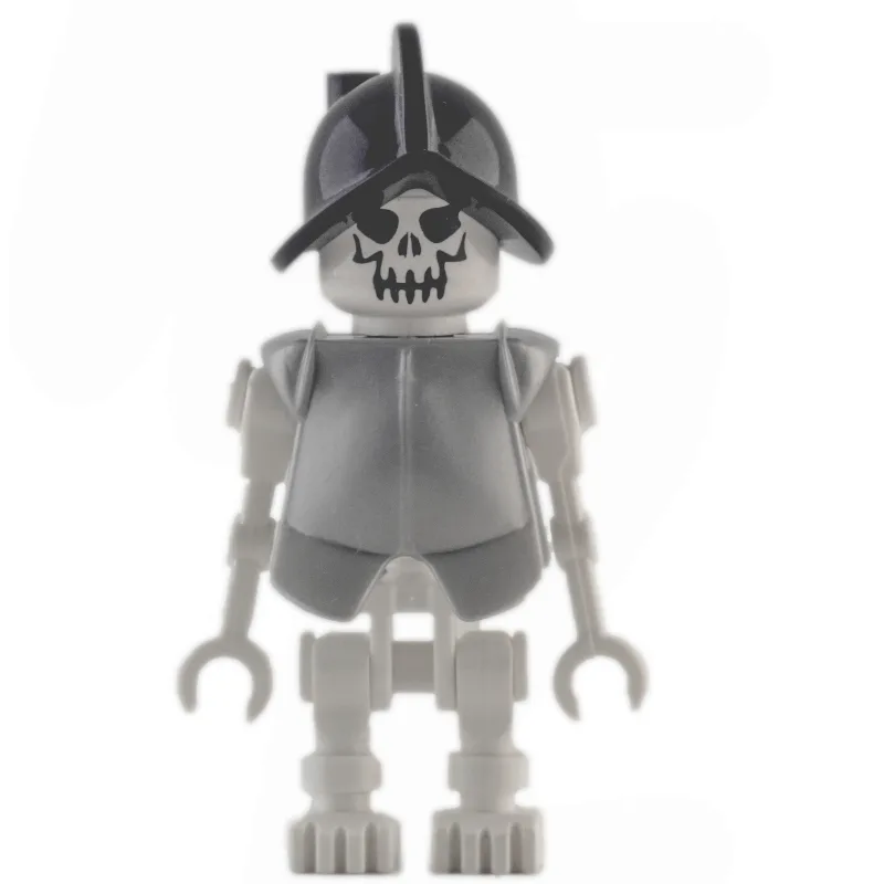 Skeleton, Evil Face, Armor and Helmet, Straig… — minifigurine LEGO | Brick Broker