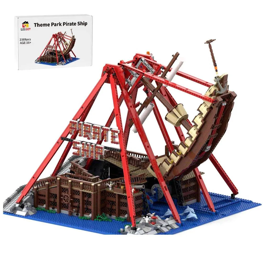 LesDiy Manège de bateau de pirates (LESDIY-3265784) - prix | Brick Broker