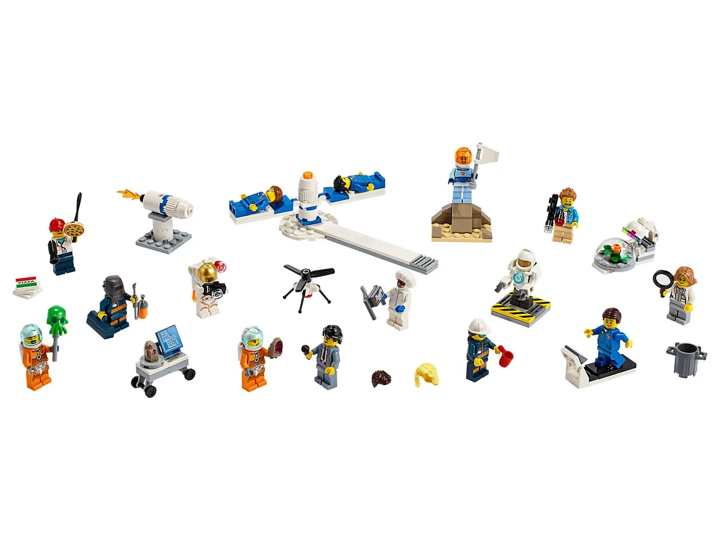 LEGO 60230 Ensemble de minifigurines - La recherche et le développement spatial - prix | Brick Broker