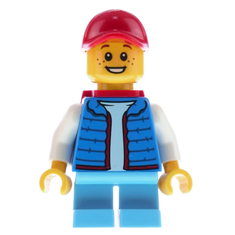 Billy McCloud - Blue Jacket, Red Cap and Back… — minifigurine LEGO | Brick Broker