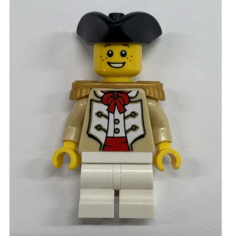 Marine, Boy, Gold Epaulette, Black Tricorn — minifigurine LEGO | Brick Broker