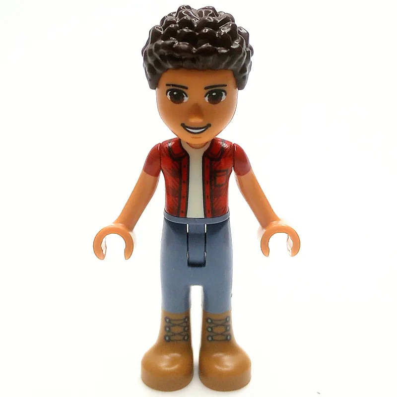 River - Red Shirt, Sand Blue Pants, Dark Brow… — minifigurine LEGO | Brick Broker