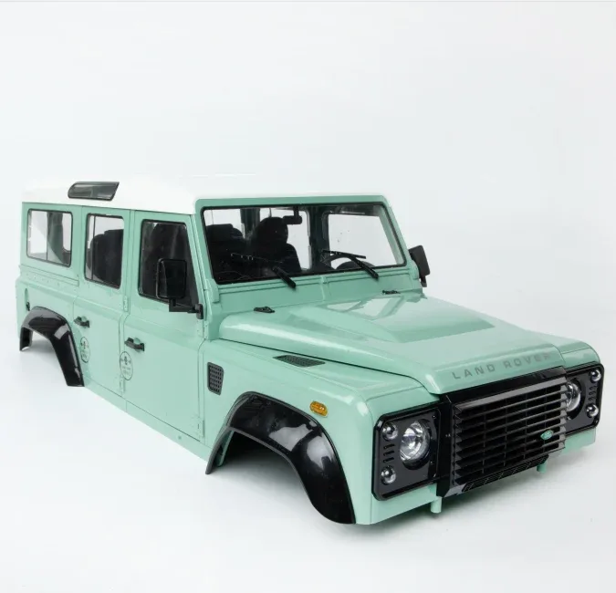 CaDA Carrosserie verte Double E RC Land Rover Defender D110 | SY101-001 (CADA-11A004000E1010005) - prix | Brick Broker