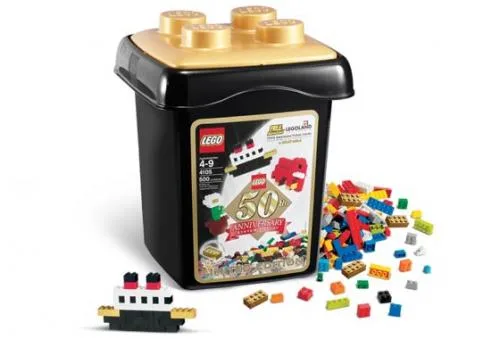 LEGO 4105 Seau 50ème Anniversaire - prix | Brick Broker