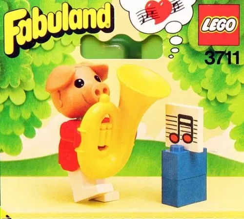 LEGO 3711 Pierre Pig et son Tuba - prix et où acheter | Brick Broker