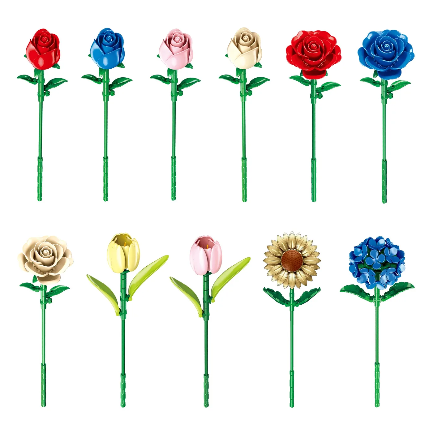 JIESTAR Ensemble de fleurs (11 paquets) (JS-X88001) - prix | Brick Broker