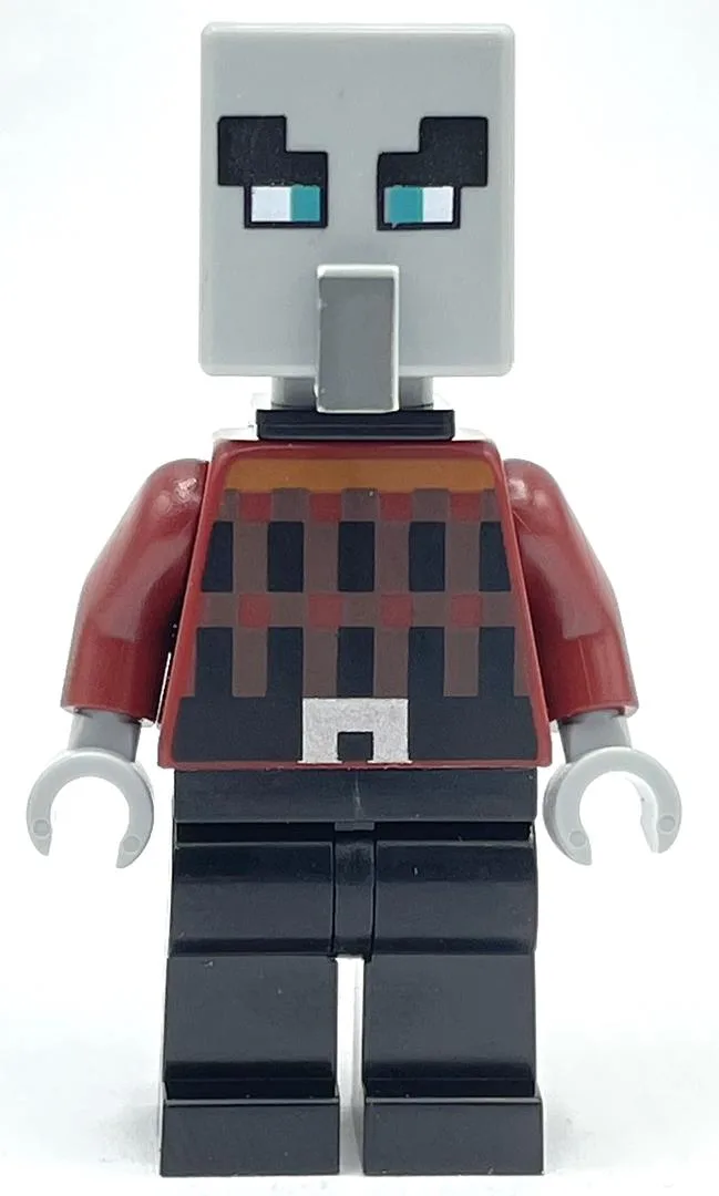 Pillager, Black Legs and Black Neck Bracket — minifigurine LEGO | Brick Broker