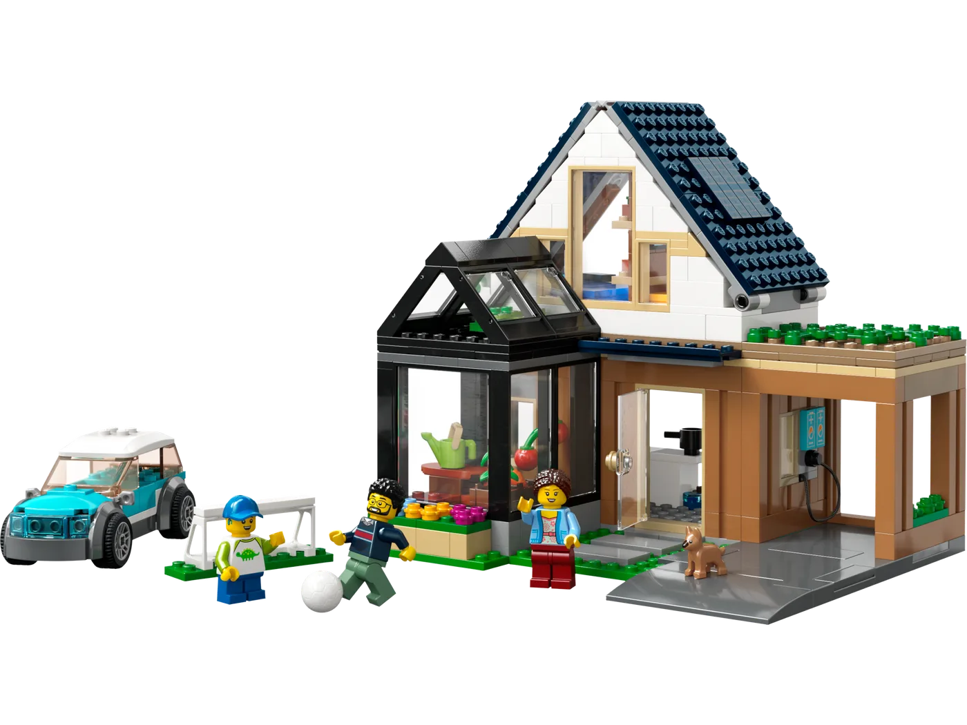 LEGO 60398 Maison de famille et voiture électrique - prix | Brick Broker