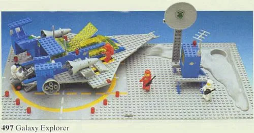 LEGO 497 Explorateur de la galaxie - prix | Brick Broker