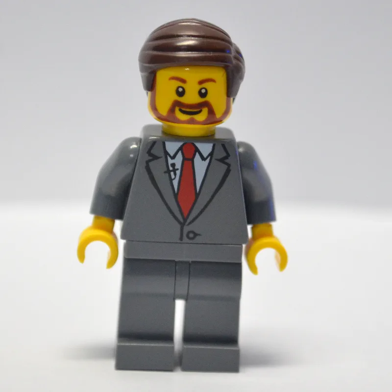 Dark Bluish Grey Torso, Suit, Dark Bluish Gre… — minifigurine LEGO | Brick Broker