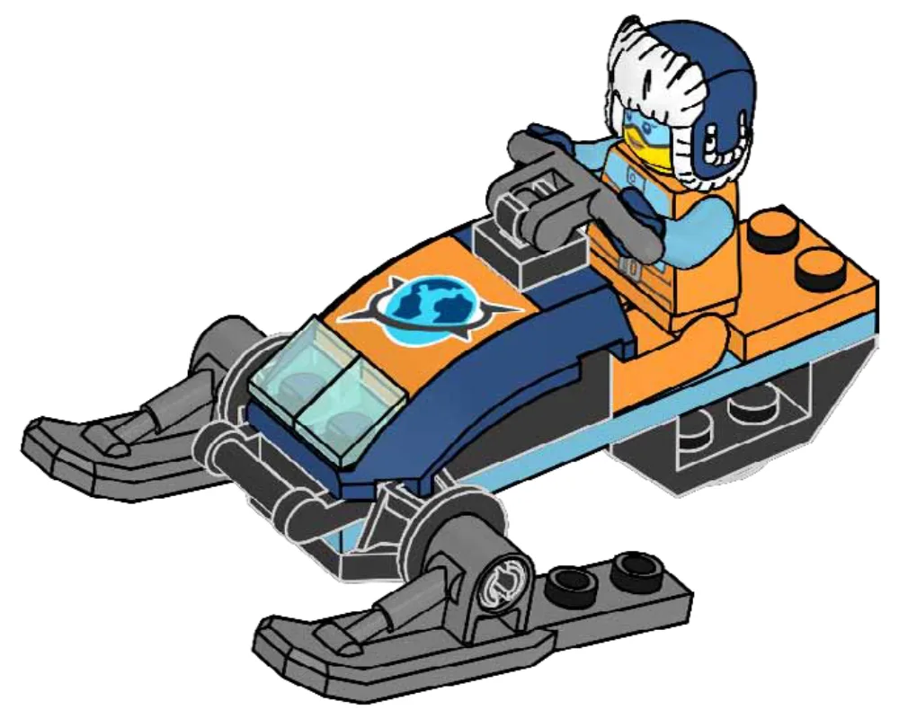 LEGO 952312 Motoneige arctique - prix et où acheter | Brick Broker
