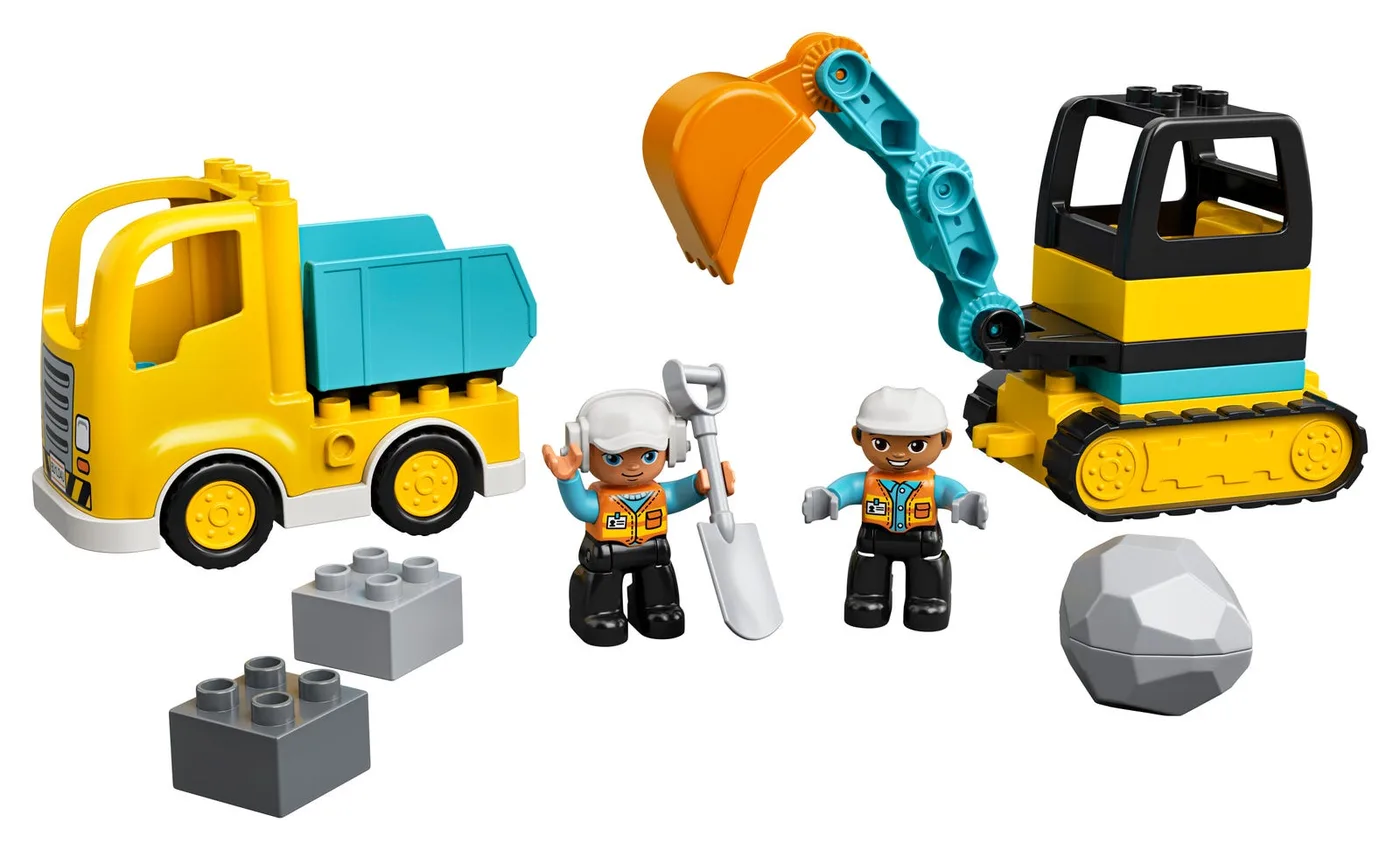 LEGO 10931 Camion et pelleteuse à chenilles - prix | Brick Broker